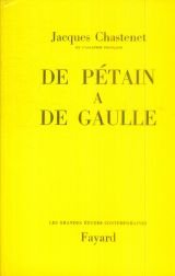 Bild des Verkufers fr De Petain a de Gaulle zum Verkauf von Ammareal