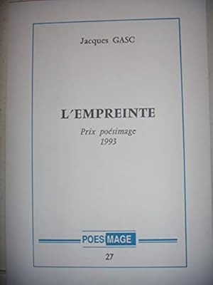 Imagen del vendedor de L'empreinte Prix Posiemage 1993 N27 a la venta por Ammareal
