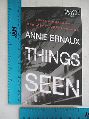 Seller image for Things Seen (French Voices) for sale by Coas Books