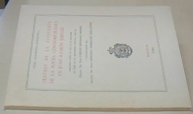 Image du vendeur pour Sentido de la evolucin de la Poesa Contempornea en Juan Ramn Jimnez. Discurso ledo el da 19 de octubre de 1980 en surecepcin pblica, por . y contestacin de . Contestacin de Gonzalo Torrente Ballester . mis en vente par Librera La Candela