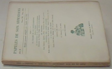 Imagen del vendedor de Papeles de Son Armadans. Ao II. Tomo VII. N XIX. Octubre, 1957. Revista mensual dirigida por . a la venta por Librera La Candela