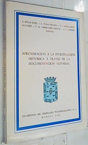 Imagen del vendedor de Aproximacin a la investigacin histrica a travs de la documentacin notarial a la venta por Librera La Candela