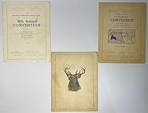 [AFRICAN-AMERICANA] [ELKS] Three souvenir booklets for annual conventions of the New England Stat...