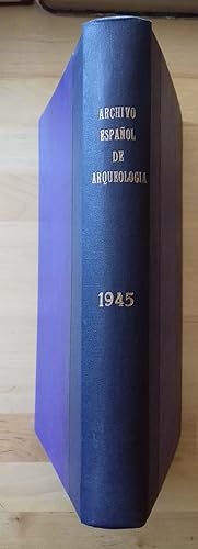ARCHIVO ESPAÑOL DE ARQUEOLOGÍA. TOMO XVIII. 1945