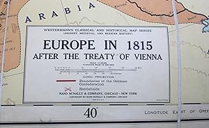 Europe in 1815 After the Treaty of Vienna
