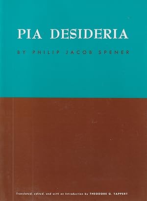 Imagen del vendedor de Pia Desideria a la venta por Elam's Books