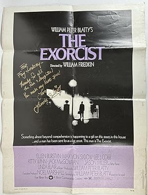 ORIGINAL "THE EXORCIST" MOVIE POSTER [Signed]