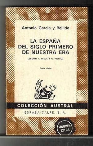 Imagen del vendedor de Espaa del siglo primero de nuestra era, La (segn P. Mela y C. Plinio). a la venta por La Librera, Iberoamerikan. Buchhandlung