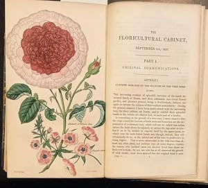 Bild des Verkufers fr THE FLORICULTURAL CABINET, AND FLORISTS' MAGAZINE. January to December, 1837. Volume V. Conducted by Mr. Joseph Harrison, Nurseyman, Downham Nursery, Norfolk. zum Verkauf von studio bibliografico pera s.a.s.