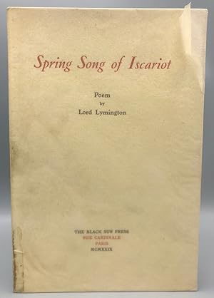 Spring Song of Iscariot: Poem