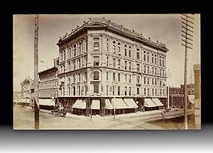 [Colorado] 1880 W.H. Jackson Photograph of Tabor Block in Denver