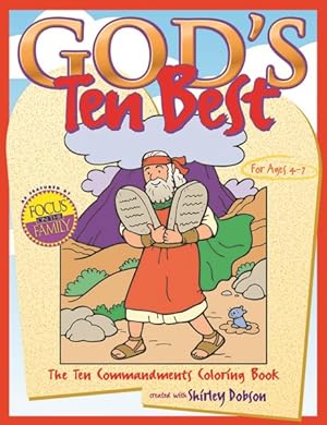 Seller image for God's Ten Best : The Ten Commandments Coloring Book for sale by GreatBookPrices