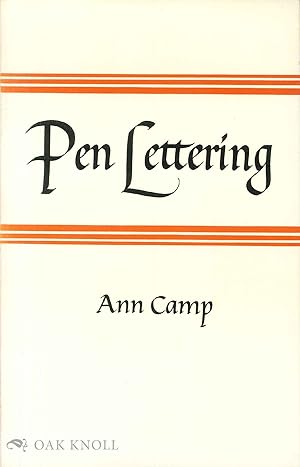Seller image for PEN LETTERING for sale by Oak Knoll Books, ABAA, ILAB