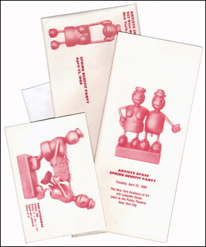 Image du vendeur pour Artists Space Spring Benefit Party, (April 22, 1986) [Invitation] mis en vente par Specific Object / David Platzker