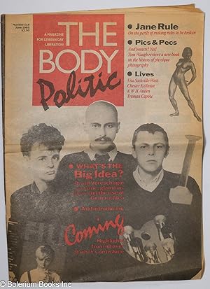 Imagen del vendedor de The Body Politic: a magazine for lesbian/gay liberation; #115, June, 1985; What's the Big Idea a la venta por Bolerium Books Inc.
