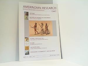 Seller image for Amerindian Research. Nr. 8, 2008. Band 3 / 2. Zeitschrift fr indianische Kulturen von Alaska bis Feuerland. for sale by Antiquariat Ehbrecht - Preis inkl. MwSt.