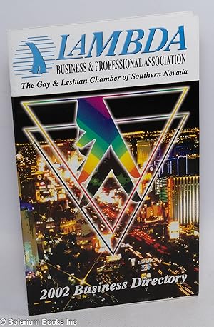 Immagine del venditore per Lambda Business & Professional Directory 2002: Las Vegas, Nevada venduto da Bolerium Books Inc.