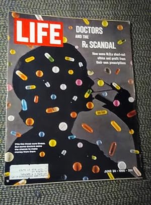 LIFE Magazine June 24, 1966 Doctors and the Prescription Drug Scandal