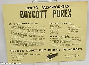 United Farmworkers Boycott Purex [handbill]