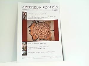 Seller image for Amerindian Research. Nr. 11, 2009. Band 4 / 1. Zeitschrift fr indianische Kulturen von Alaska bis Feuerland. for sale by Antiquariat Ehbrecht - Preis inkl. MwSt.