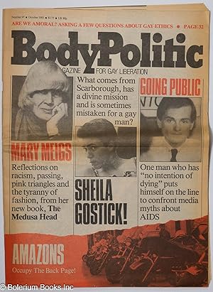 Seller image for The Body Politic: a magazine for gay liberation; #97, Oct., 1983: Mary Meigs, Sheila Gostick for sale by Bolerium Books Inc.