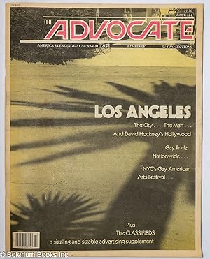 Seller image for The Advocate: America's leading gay newsmagazine, bi-weekly in 2 sections; #324, August 6, 1981: Los Angeles for sale by Bolerium Books Inc.