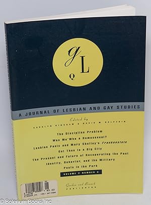 Bild des Verkufers fr GLQ: a journal of lesbian and gay studies; vol. 2, #3 zum Verkauf von Bolerium Books Inc.