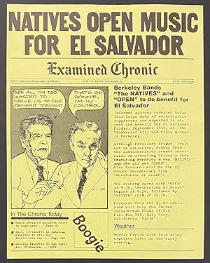 Natives Open Music for El Salvador [handbill]