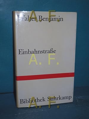 Bild des Verkufers fr Einbahnstrasse (Bibliothek Suhrkamp Band 27) zum Verkauf von Antiquarische Fundgrube e.U.