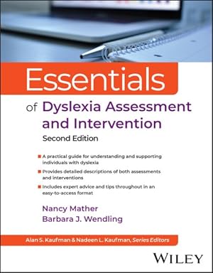 Immagine del venditore per Essentials of Dyslexia Assessment and Intervention venduto da GreatBookPrices