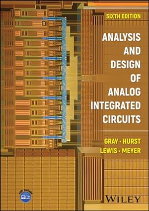 Bild des Verkufers fr Analysis and Design of Analog Integrated Circuits zum Verkauf von GreatBookPrices