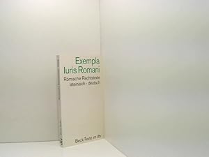 Bild des Verkufers fr Exempla Iuris Romani Rmische Rechtstexte hrsg., bers. u. erl. von Manfred Fuhrmann u. Detlef Liebs zum Verkauf von Book Broker