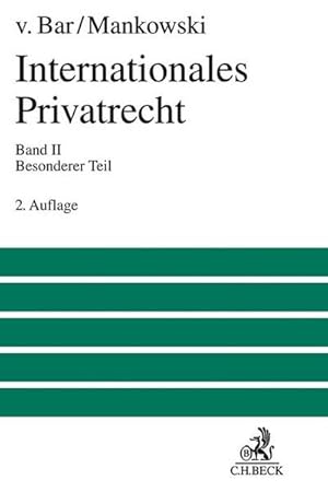 Seller image for Internationales Privatrecht Bd. 2: Besonderer Teil for sale by AHA-BUCH