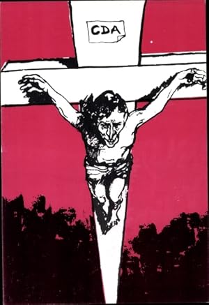 Imagen del vendedor de Knstler Ansichtskarte / Postkarte Thoolen, Fred, The ambitions of a Christian, CDA, 1981 a la venta por akpool GmbH
