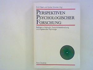Seller image for Perspektiven psychologischer Forschung ; Festschrift zum 65. Geburtstag von Erich Mittenecker for sale by ANTIQUARIAT FRDEBUCH Inh.Michael Simon