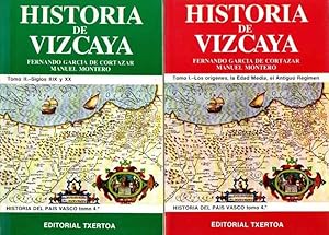 Bild des Verkufers fr Historia de Vizcaya. Tomos I y II . zum Verkauf von Librera Astarloa