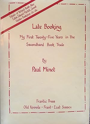 Late Booking - My First Twenty-five Years in the Secondhand Book Trade