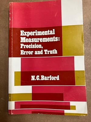 Image du vendeur pour Experimental Measurements: Precision, Error and Truth. mis en vente par Plurabelle Books Ltd