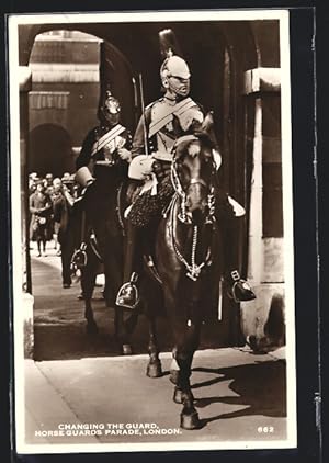 Postcard London, Changing the Guard, Horse Guard Parade