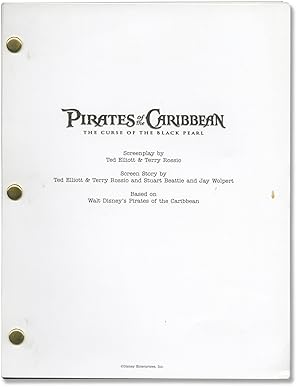 Bild des Verkufers fr Pirates of the Caribbean: The Curse of the Black Pearl (For Your Consideration screenplay for the 2003 film) zum Verkauf von Royal Books, Inc., ABAA