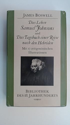 Bild des Verkufers fr Das Leben Samuel Johnson und Das Tagebuch einer Reise nach den Hebriden. zum Verkauf von Antiquariat Maiwald