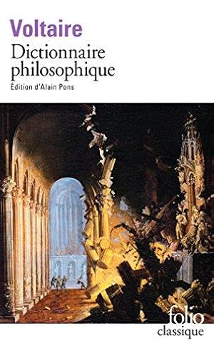 Image du vendeur pour Dictionnaire Philosophique (Folio (Gallimard)): A38628 mis en vente par WeBuyBooks