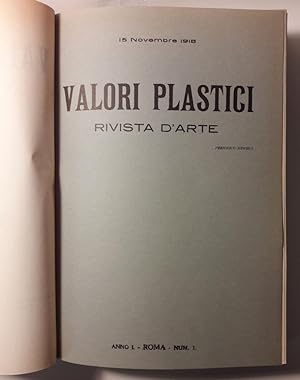 Valori Plastici. Roma (1918-1921)