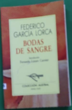 Imagen del vendedor de Bodas de sangre a la venta por Librera Alonso Quijano