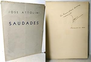 Imagen del vendedor de Saudades. (Poemas) Mxico, 1939. Cuaderno de 200 ejemplares. Dedicatoria manuscrita. a la venta por Apartirdecero
