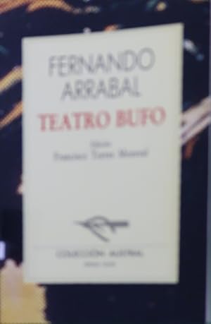 Imagen del vendedor de Teatro bufo a la venta por Librera Alonso Quijano