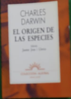 Imagen del vendedor de El origen de las especies a la venta por Librera Alonso Quijano