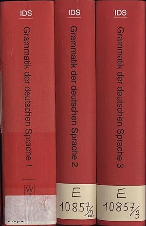 Bild des Verkufers fr Grammatik der deutschen Sprache (3 Bnde) Band 1-3 zum Verkauf von avelibro OHG