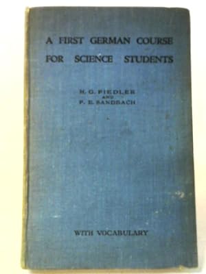 Bild des Verkufers fr A First German Course For Science Students zum Verkauf von World of Rare Books