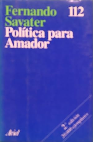 Imagen del vendedor de Poltica para Amador a la venta por Librera Alonso Quijano